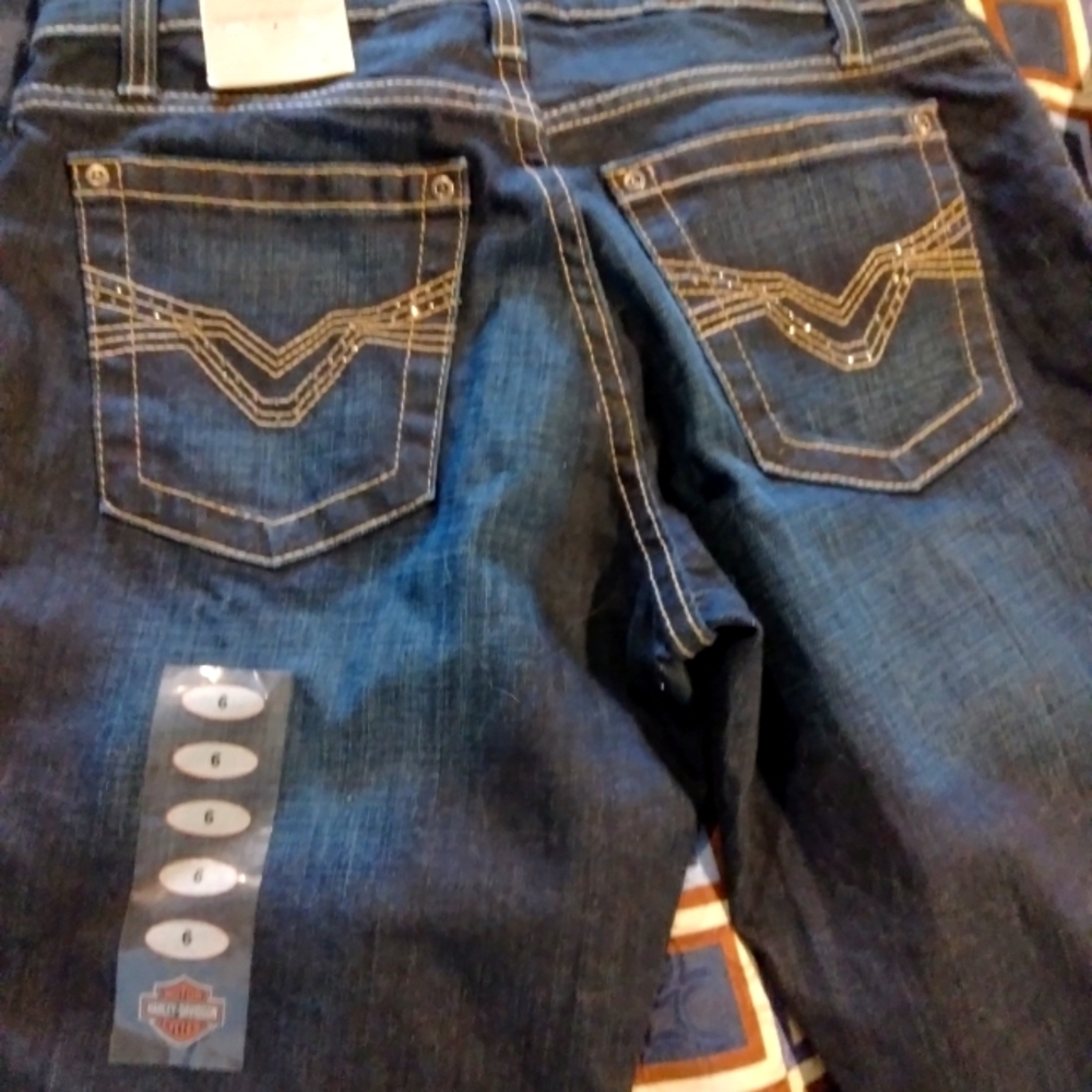 Size 6 Harley Davidson jeans
